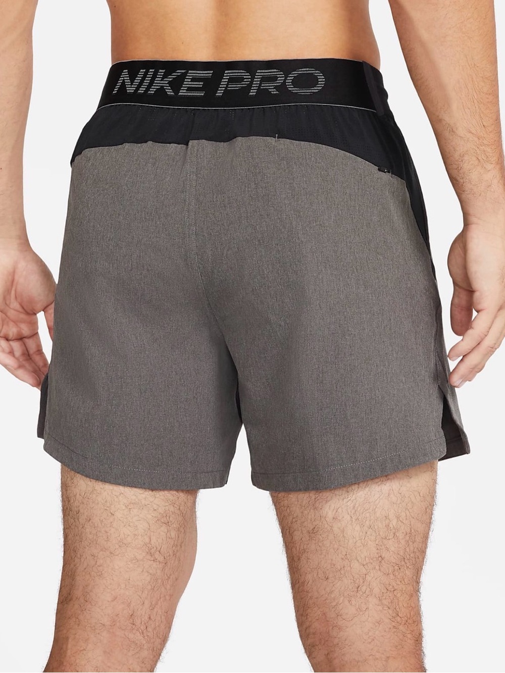 Nike Pro Flex Training Shorts Particle Gray/Black - Medium - NWT (CZ1512-073)